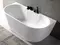 Ванна акриловая «Abber» AB9296-1.5 150/80 с каркасом с сифоном белая, картинка №2