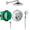 Душевая система «Hansgrohe» Raindance Select S 27297000 с термостатом хром, фото №1