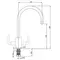 64CR490Q12QKM Cucina смеситель для кухни хром · Cucina, Paini, 64CR490Q12QKM, фотография №3