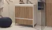 Мебель для ванной «Velvex» Klaufs 80 с дверцами и ящиком шатанэ/белая, фото №5