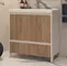 Мебель для ванной «Velvex» Klaufs 80 с дверцами и ящиком шатанэ/белая, изображение №4