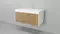 Мебель для ванной подвесная «Velvex» Klaufs 100 с ящиком шатанэ/белая, фото №5