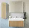 Мебель для ванной подвесная «Velvex» Klaufs 100 с ящиком шатанэ/белая, фото №1