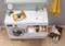 Тумба с раковиной под стиральную машину «Aquanet» Токио 120 (Персона 120 правая) белая, картинка №18