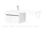 Мебель для ванной подвесная «Aquanet» Токио 120 белая левая/правая, изображение №12