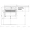 Мебель для ванной подвесная «Aquanet» Токио 120 белая левая/правая, картинка №22