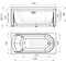 Ванна акриловая «Radomir» Николь 150/70 с каркасом без сифона белая, фотография №7