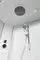 Душевая кабина «Deto» EM-2710 100/100 средний поддон матовая с рисунком/белая с гидромассажем, картинка №6