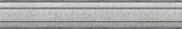 Настенный бордюр «Rocersa» Mold Damasco Grey 25x4 78799496, фото №1
