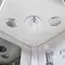 Душевая кабина «Deto» A-01 LED 100/100 низкий поддон прозрачная/белая с гидромассажем с электрикой, фотография №7