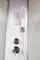 Душевая кабина «Deto» L-920 120/80 высокий поддон матовая с рисунком/белая с гидромассажем с электрикой правая, картинка №6