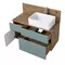 Мебель для ванной подвесная «Aquaton» Мишель 100 фьорд/дуб Рустикальный, изображение №4