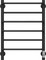 Электрический полотенцесушитель «Terminus» Евромикс П6 48/65 чёрный матовый правый, картинка №2