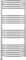 Электрический полотенцесушитель «Terminus» Виктория П22 53/120 хром универсальный, картинка №2