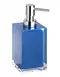 Дозатор для мыла «Bemeta» Vista 120109016-102 на раковину синий, фото №1