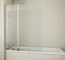 Шторка на ванну стеклянная «Bravat» Alfa 110/135 прозрачная/хром универсальная, фото №1