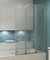 Шторка на ванну стеклянная «Bravat» Alfa 100/140 прозрачная/хром универсальная, фото №1