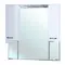 Зеркальный шкаф «Bellezza» Дрея 105 с подсветкой белый, фото №1