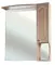 Зеркальный шкаф «Bellezza» Камелия 85 с подсветкой светлый лён правый, фото №1