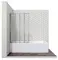 Шторка на ванну стеклянная «Ambassador» Bath Screens 16041110 90/140 прозрачная левая, фото №1