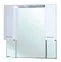 Зеркальный шкаф «Bellezza» Мари 105 с подсветкой белый, фото №1