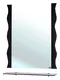 Зеркало «Bellezza» Мари Волна 60 без света чёрный, фото №1