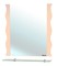 Зеркало «Bellezza» Мари Волна 70 без света бежевый, фото №1