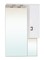 Зеркальный шкаф «Bellezza» Миа 65 с подсветкой белый правый, фото №1