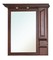Зеркальный шкаф «Bellezza» Рим 100 с подсветкой вишня с чёрной патиной правый, фото №1