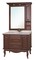Зеркальный шкаф «Bellezza» Рим 100 с подсветкой вишня с чёрной патиной правый, картинка №2