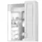 Зеркало с шкафчиком «СанТа» Верона 60 без света белый правое, фото №1