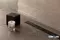 Душевая плита с линейным трапом под укладку плитки «Pestan» Confluo Board Uni 900 Frameless Line 550 квадратная Black Glass, фото №5