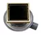 Трап для душа «Pestan» Confluo Standard 1 13000152 боковой выпуск Black Glass/Gold , фото №1