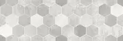 Настенная плитка «LB-CERAMICS» Гексацемент декор 60x20 1064-0294 серая, фото №1