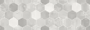 Настенная плитка «LB-CERAMICS» Гексацемент декор 60x20 1064-0294 серая, фотография №3