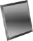 Настенная плитка «ДСТ» зеркальная с фацетом 20x20 КЗГ1-02 графитовая, фото №1