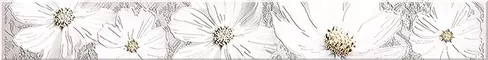 Настенный бордюр «Azori» Sfumato Floret Matt. 50,5x6,2 583241001 grey, фото №1