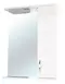 Зеркальный шкаф «Bellezza» Элеганс 50 с подсветкой бежевый правый, фото №1