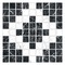 Напольная мозаика «Kerranova» Black & White 30x30 K-61(60)/LR/m01/300x300x10 микс, фото №1