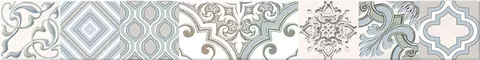 Настенный бордюр «Azori» Nuvola 50,5x6,2 586601001 selena, фото №1