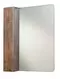Зеркало с шкафчиком «Bellezza» Олимпия 60 без света орех левое, фото №1