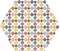 Напольная плитка «Codicer» Kasbah Hexagon Matt. 25x22  mix colors, фотография №3
