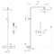 Душевая система «Paini» Dax-R 84PQ689TH с термостатом чёрная, фотография №3 Душевая система «Paini» Dax-R 84PQ689TH с термостатом чёрная, фотография №3