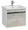 Мебель для ванной подвесная «Aquaton» Капри 60 бетон пайн/белая, картинка №2