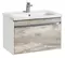 Мебель для ванной подвесная «Aquaton» Капри 80 бетон пайн/белая, картинка №2