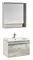 Мебель для ванной подвесная «Aquaton» Капри 80 бетон пайн/белая, фото №1