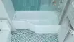 Ванна акриловая «Marka One» Convey 170/75 без опор без сифона белая правая, фотография №3