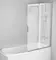 Шторка на ванну стеклянная «Am.Pm» Like W80S-100PS-150MT 100/150 прозрачная/хром универсальная, картинка №2