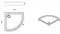 Душевой поддон «Am.Pm» Like Solo Slide W83T-315-090W 90/90 низкий акриловый четверть круга белый с сифоном, изображение №4