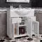 Мебель для ванной «Opadiris» Тибет 85 со стеклом белая, изображение №4